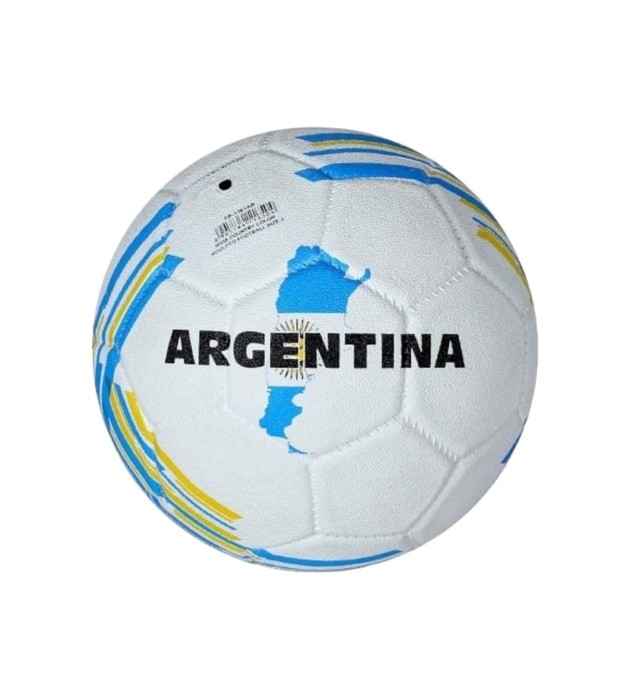 Nivia Football Mouled Size 5 White Blue (Argentina)